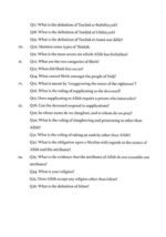100 Questions & Answers Regarding Aqidah and Tawhid - Bild 3