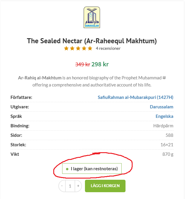 Vad betyder "restnoterad"? image