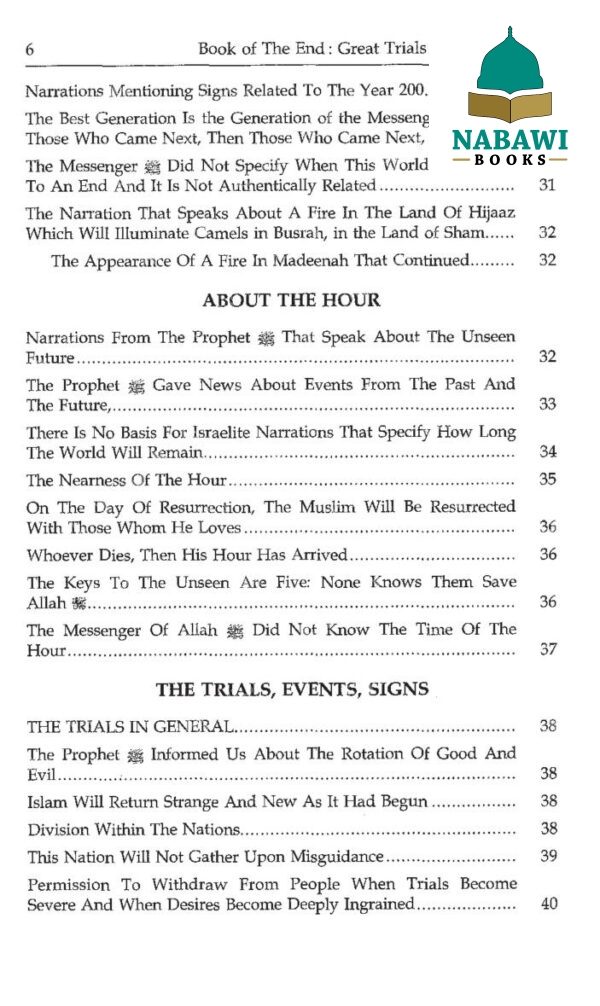 book of the end great trials tribulations al bidayah wan nihayah 2