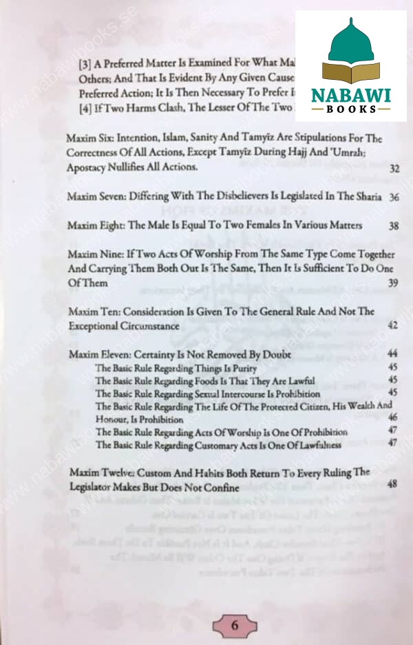 maxims of fiqh al qawaid al fiqhiyyah 2