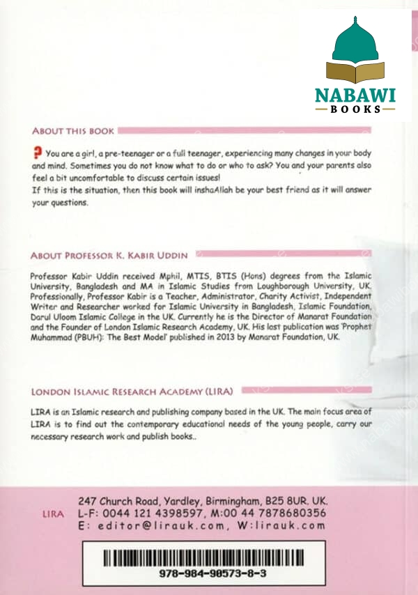 the handbook for muslim teenagers girls edition