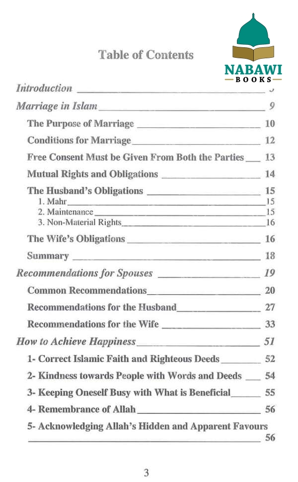 the harmony of marriage in islam