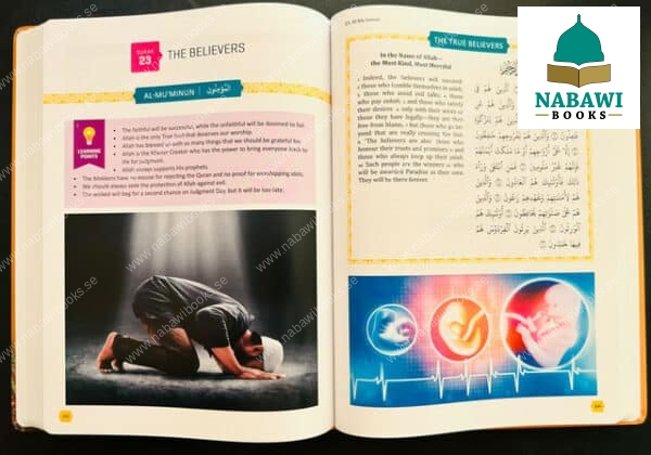 the clear quran tafsir for kids surahs 10 28 with arabic text hardcover