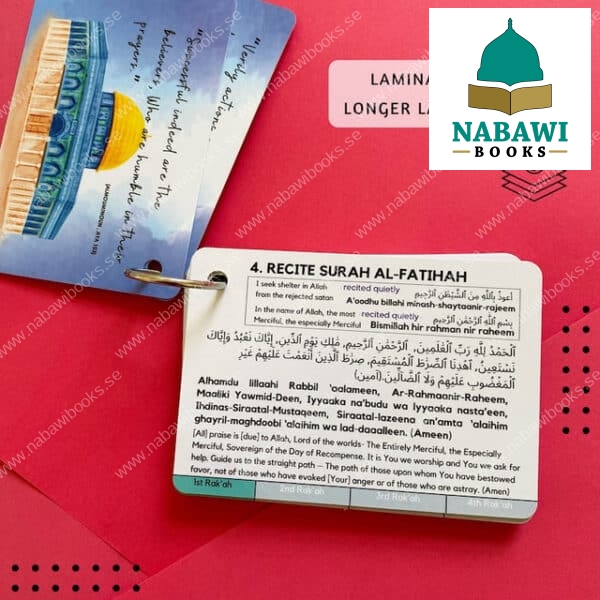 islamic salah cards prayer guide how to pray muslim kids reverts gift arabic quran