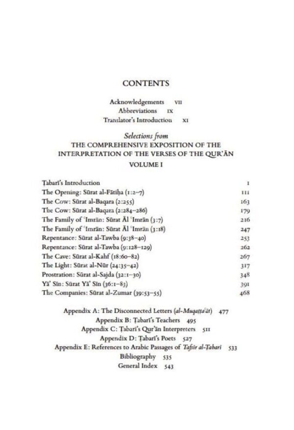 tafsir at tabari selections from the comprehensive exposition of the interpretation of the verses of the quran 2 vol